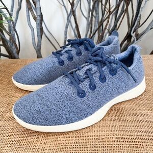Allbirds Men’s Wool Runners WRM Hazy Indigo Blue Sneaker Size 9